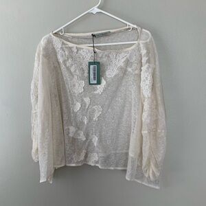 NWT Silvia Tcherassi lace top